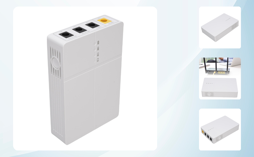 UPS FTVOGUE Mini - Джерело безперебійного живлення для роутера/модему з акумулятором 6000mAh, 2 роз'єми DC, захист від короткого замикання, для смартфонів/планшетів