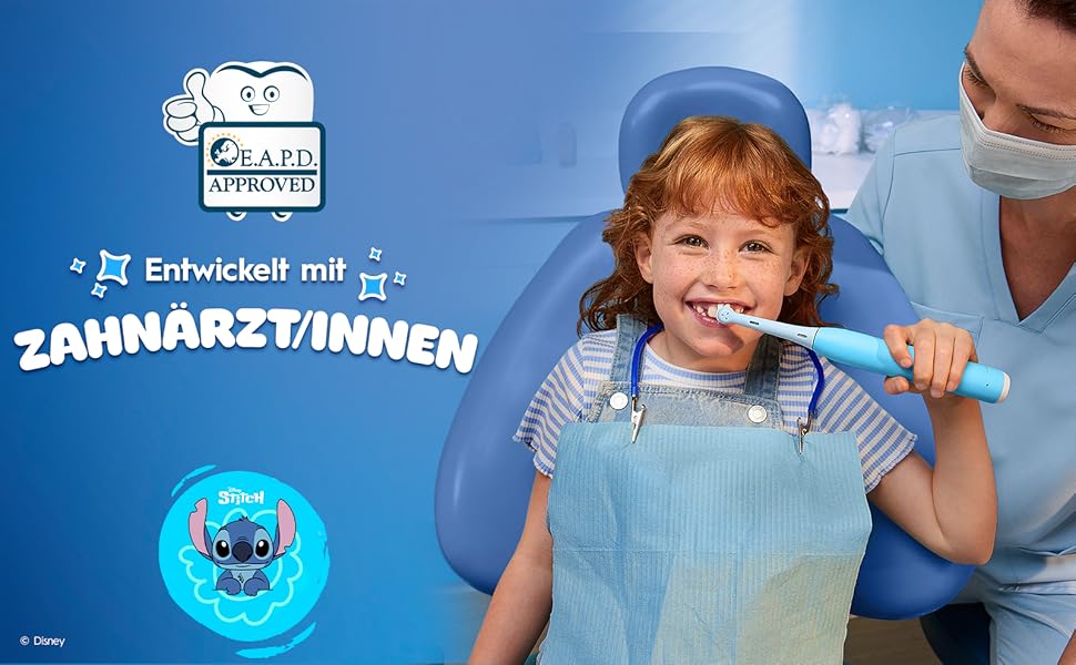 Смінні насадки для електричної зубної щітки Oral-B iO Ultimative Reinigung для дітей (Stitch), білі, 4 шт.