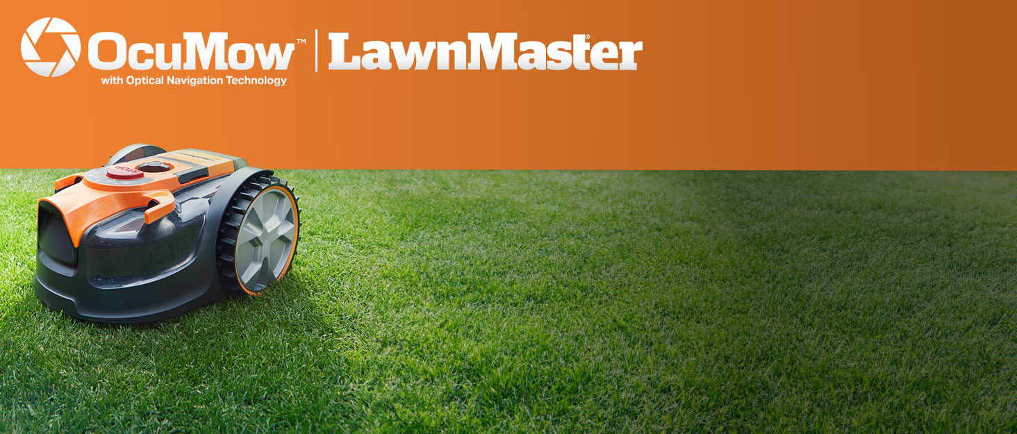 Робот-газонокосарка LawnMaster VBRM16 OcuMow для газонів до 100 м², самохідний, бездротовий, акумуляторний 24В 4.0Ah Li-Ion