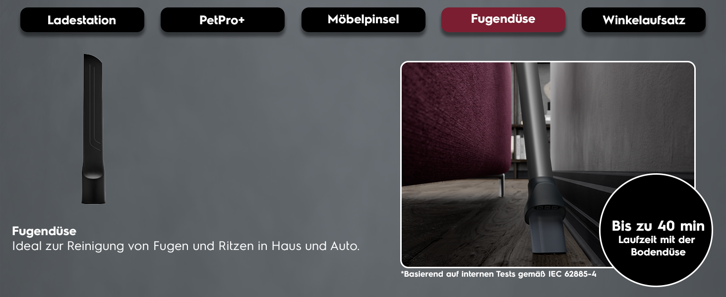 Акумуляторний пилосос AEG ÖKO AP71UB14AM: потужний, легкий, ергономічний, 2в1, сірий