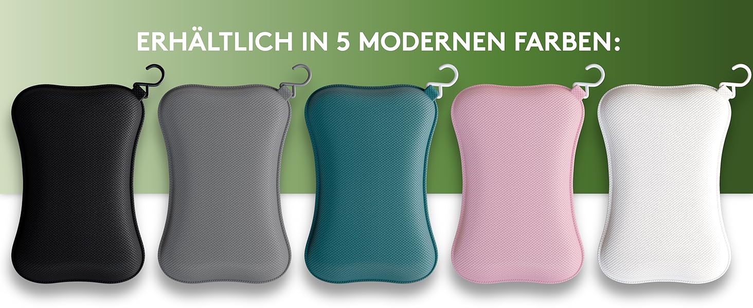 Подушка для ванни преміум-класу сірого кольору з присосками - зручна підтримка шиї та голови для ванни, джакузі та спа - аксесуар для ванної кімнати