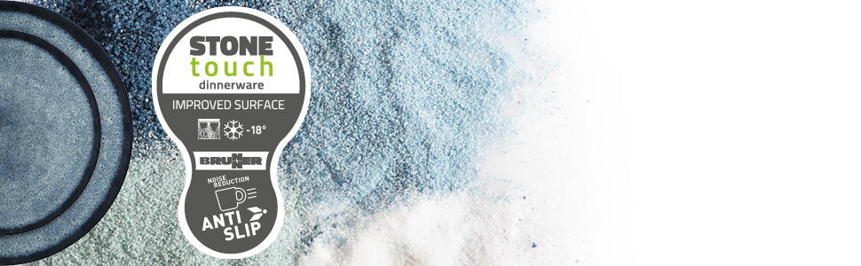 Набір посуду BRUNNER Melamin ESS: 16 частин, кемпінг, подорожі, тарілки, чашки, матеріал - меламін, дизайн Venetian