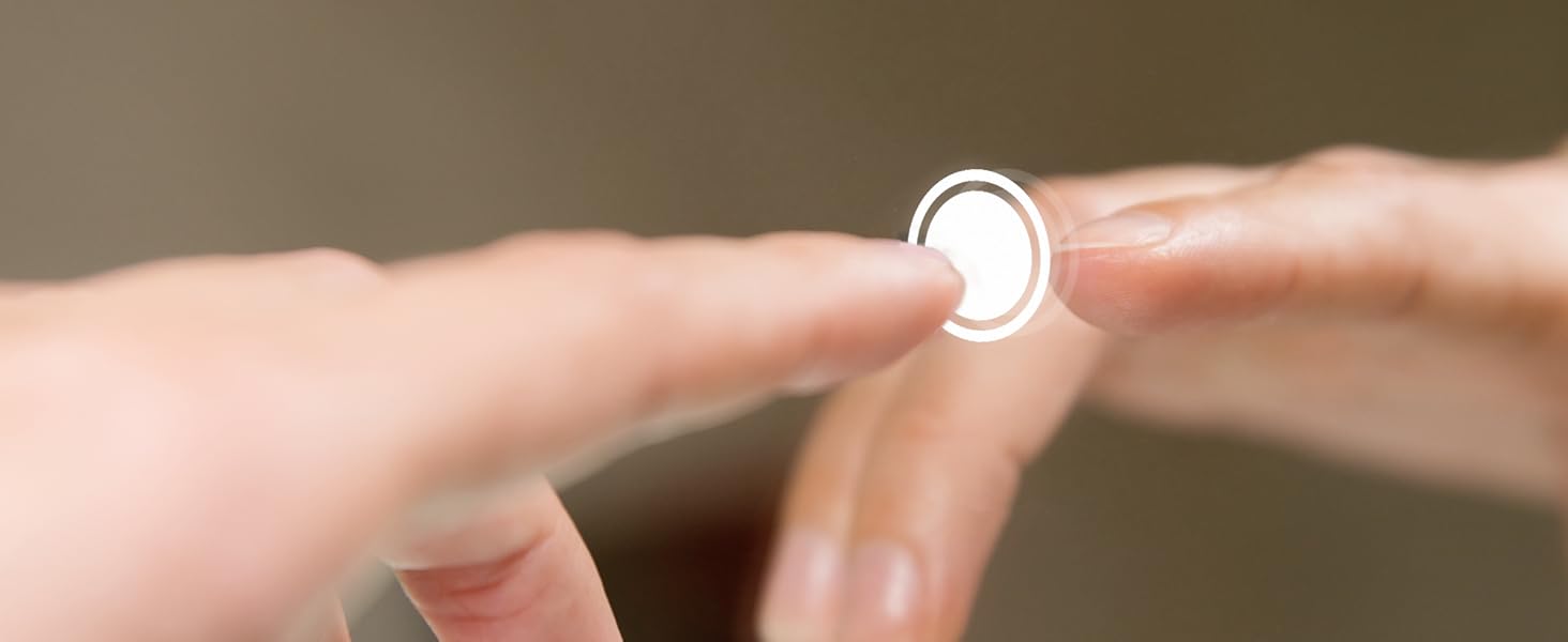 Дзеркало для ванної кімнати з підсвічуванням FORAM - LED дзеркало 120x70 см - Без рамки - Сучасний дизайн - Індивідуальне замовлення