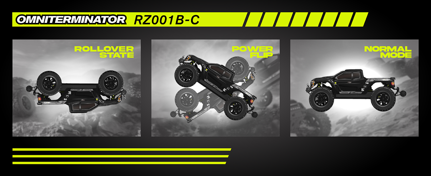 Радіокерований автомобіль RIAARIO 1:10 Brushless 50 км/год Позашляховик 4WD Водонепроникний карбон