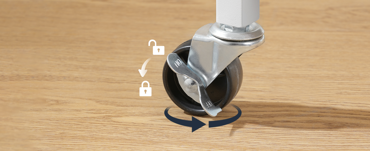 Кошик для білизни HOOBRO з 3 відділеннями, 119 л, білий, на колесах