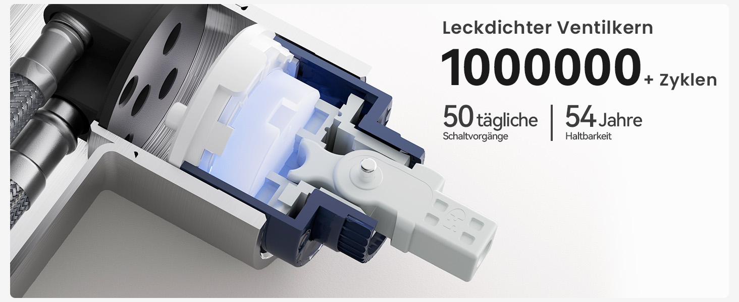 Змішувач кухонний CECIPA SOFETIY SERIE 360° поворотний, нержавіюча сталь, 2 режими струменя (білий + щіткований)