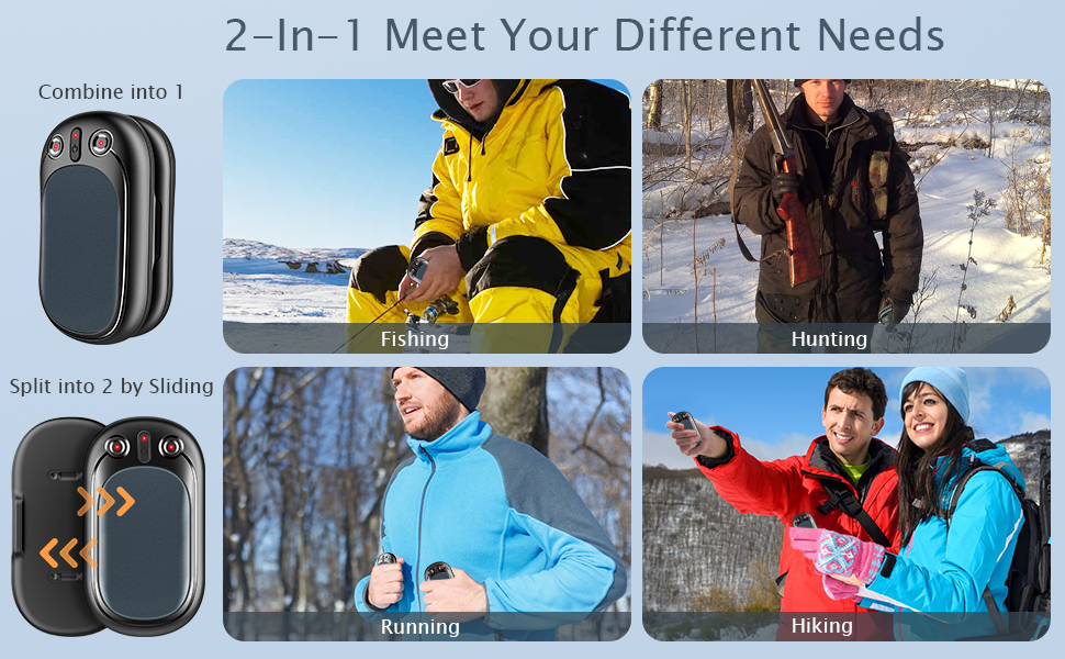 Електричні грілки для рук USB, перезаряджувані, набір 2 шт. - 12 годин роботи, для жінок та чоловіків, Raynaud, Outdoor, кемпінг, полювання, катання на лижах, гольф