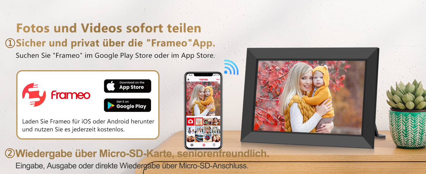 Цифровий фоторамка Frameo 10.1