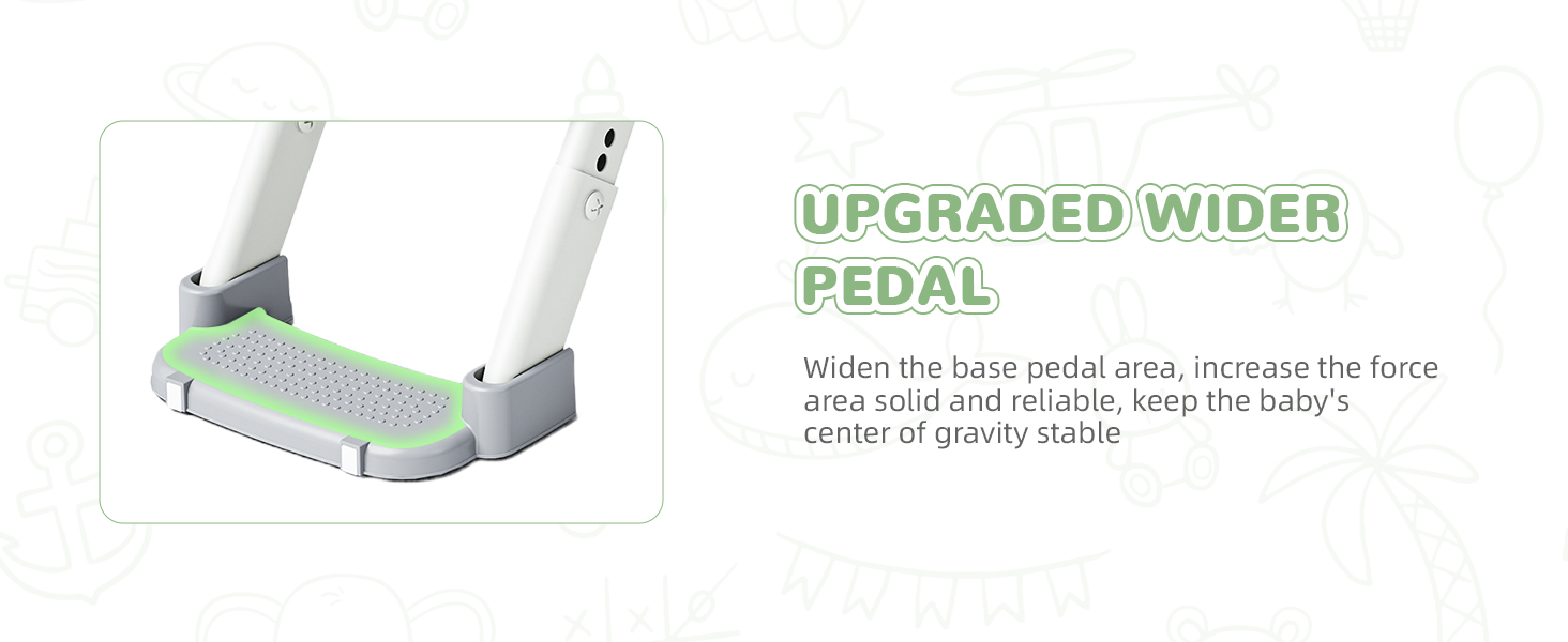 Універсальний дитячий сидіння-сходинка для унітазу 2-в-1 з PU-покриттям, регульована висота, складна конструкція, антиковзке покриття та захист від бризок