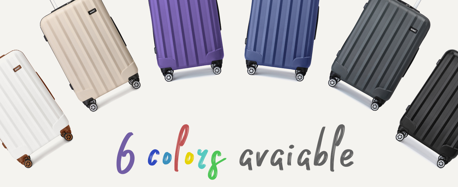 Чемодан-валіза на колесах з ABS-пластику, сірий, L - міцний та легкий, з кодовим замком