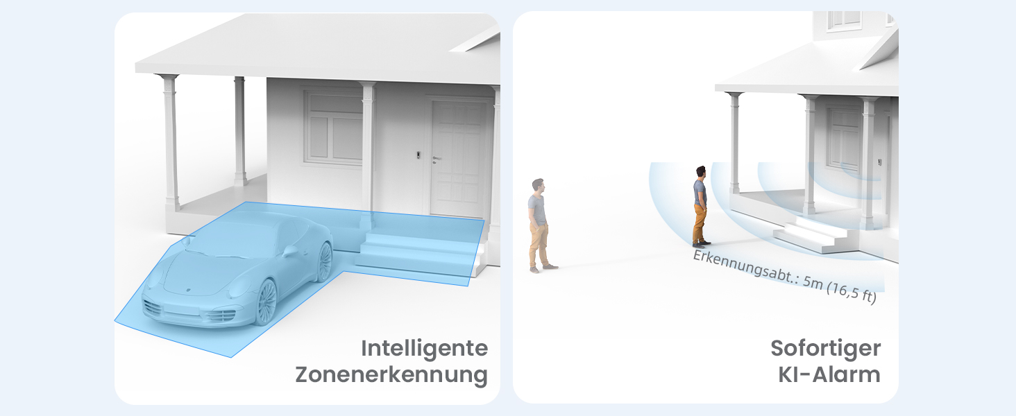 Відеодзвінок ieGeek 2K з камерою, бездротовий, IP66, AI-розпізнавання руху, нічне бачення, без підписки, сумісний з Alexa, Wi-Fi 2.4GHz, з внутрішнім дзвінком (білий)