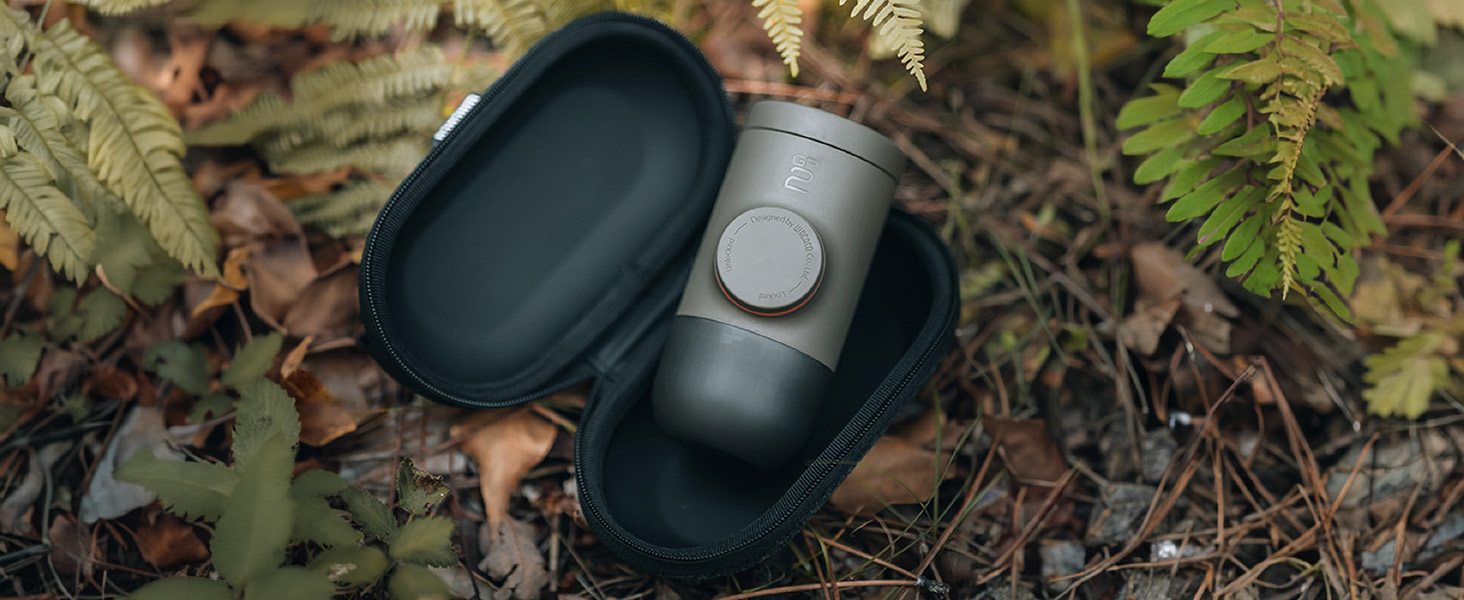 WACACO Minipresso GR2 - портативна кавомашина для кемпінгу (сіро-оливковий)