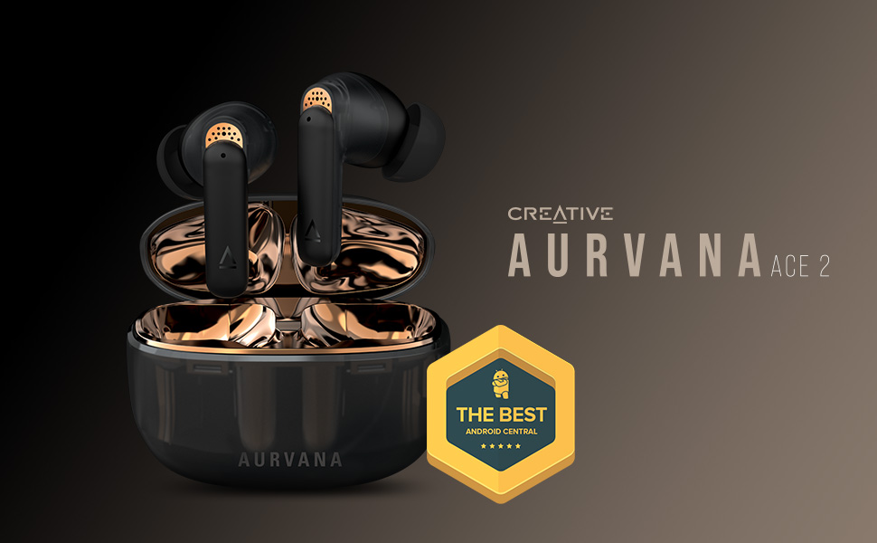 Справжні бездротові вкладиші Creative Aurvana Ace 2, чорний