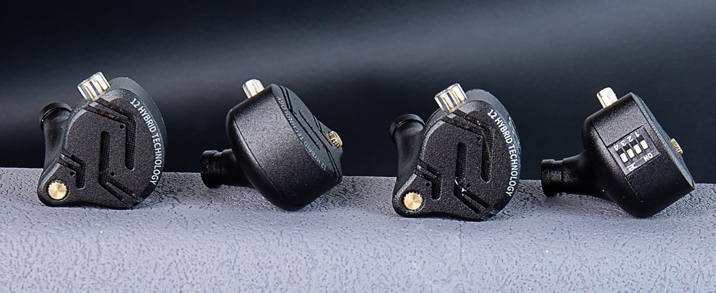 Навушники KEEPHIFI KZ ZAR IEM 7BA1DD гібридний драйвер HiFi шумоізоляція, 2-контактний кабель, стандартна версія