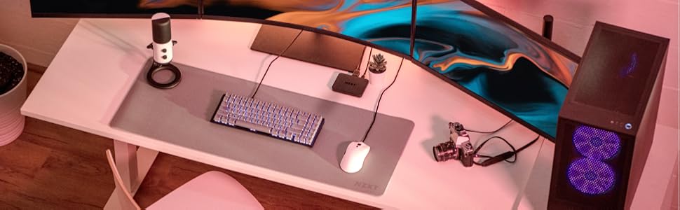 Ігровий корпус преміум-класу ATX Mid-Tower - подвійне скло - RGB вентилятор - USB-C - білий, 5 Elite -