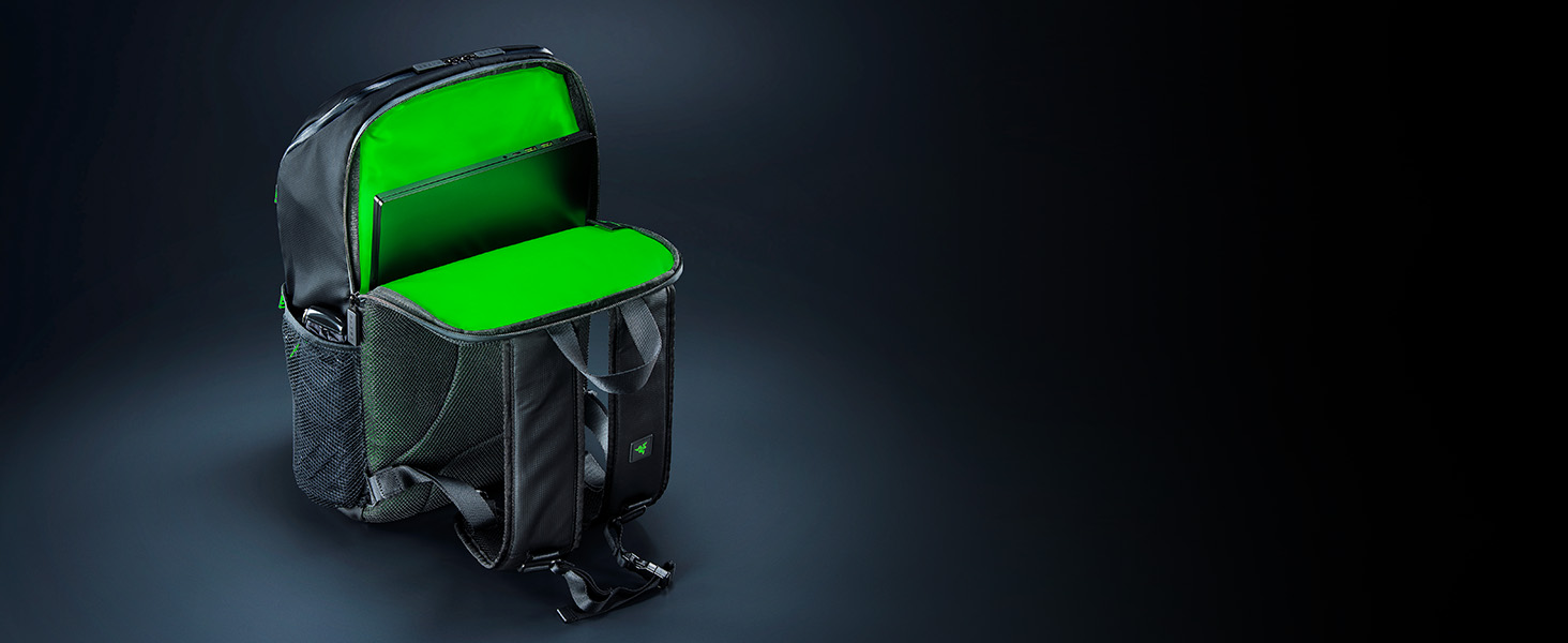 Ігровий рюкзак Razer Scout для ноутбука до 17.3 дюймів, стійкий до зносу, чорний