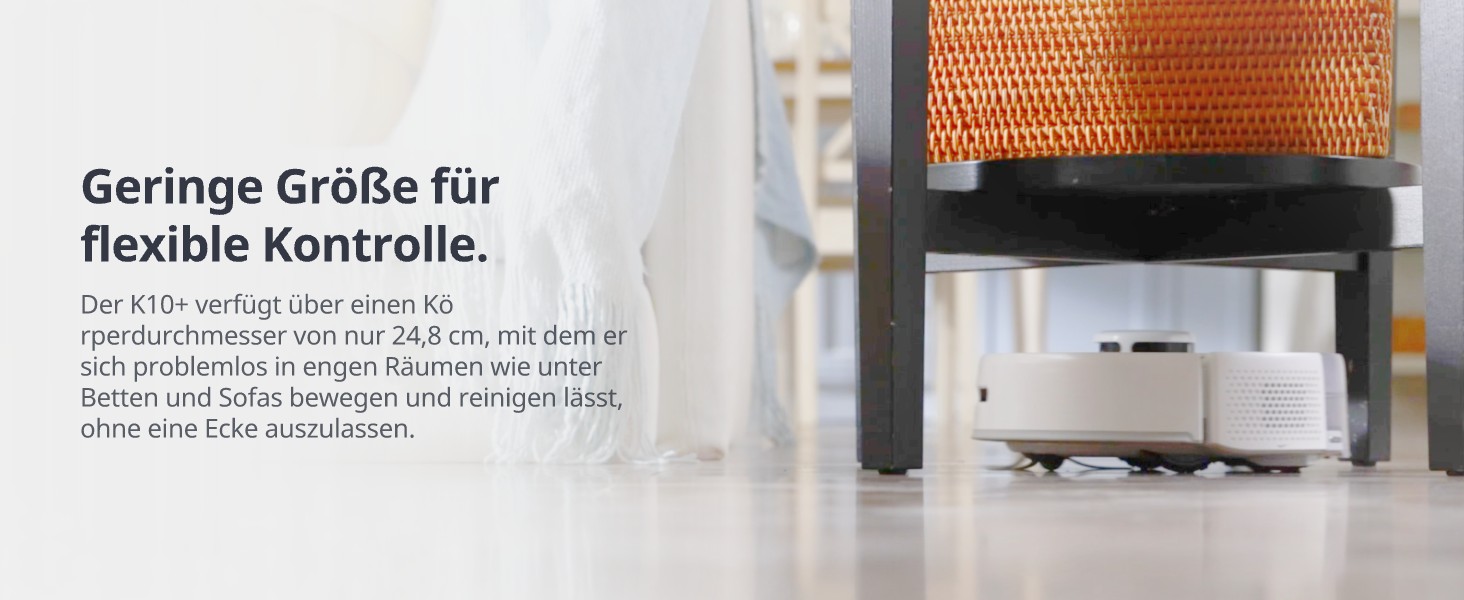 Робот-пилосос SwitchBot K10+ з док-станцією та вологими серветками, тиха робота 45dB, LiDAR-навігація, сумісний з Alexa