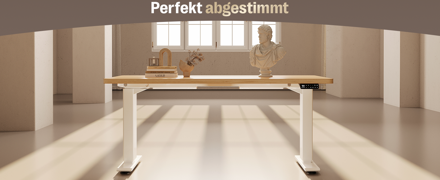 Регульований стіл MAIDeSITe S2 Pro (160x80 см) - електричний, з підняттям, чорний каркас, білий стіл, 160 кг, з захистом від зіткнень