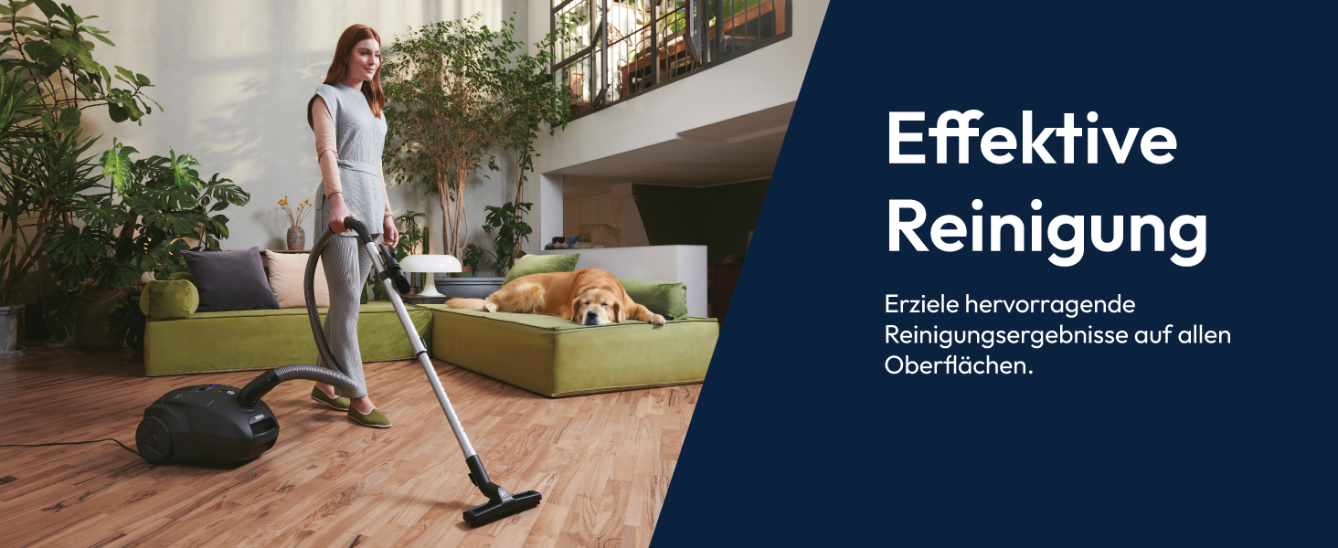 Пылесос Hoover HE2 Kompakter: Мощний пилосос з мішком для твердих підлог та килимів, фільтр EPA, 3,5 л контейнер для пилу, аксесуари, 850 Вт, радіус дії 10 м [HE2Z10A]