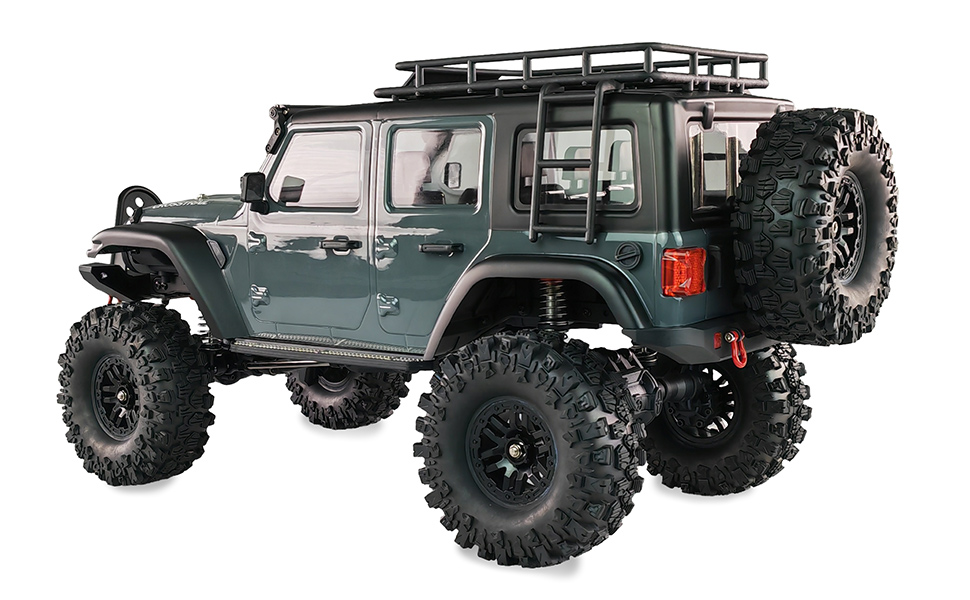 Amewi AMXRock Crosstrail Crawler 4WD 1:10 ARTR (Сірий) - Повнопривідний радіокерований кросскантри-монстр