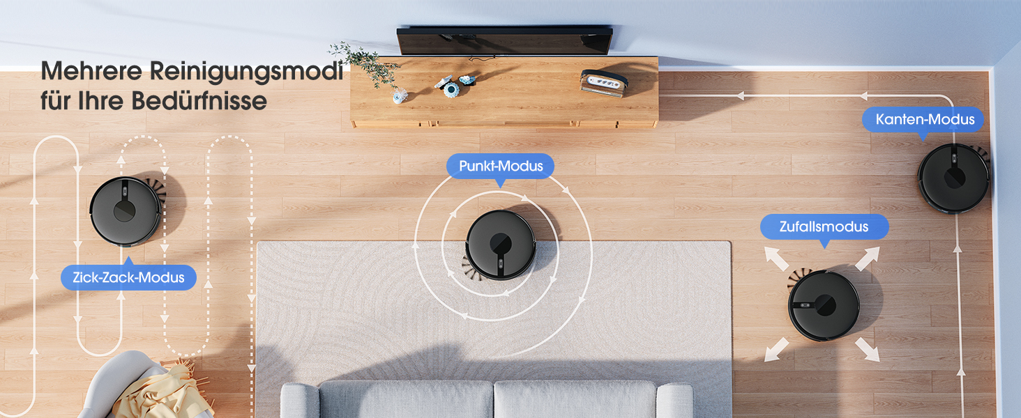 Робот-пилосос BPMIO з функцією миття підлоги та станцією самоочищення, потужність всмоктування 6500Pa, навігація LiDAR, час роботи 180 хвилин, ідеально підходить для шерсті тварин, килима та твердих підлог (B40 Plus)
