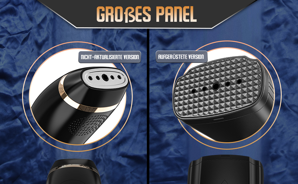 Відпарювач для одягу Raelunyi 1300W, портативний, чорний - для дому, подорожей та офісу