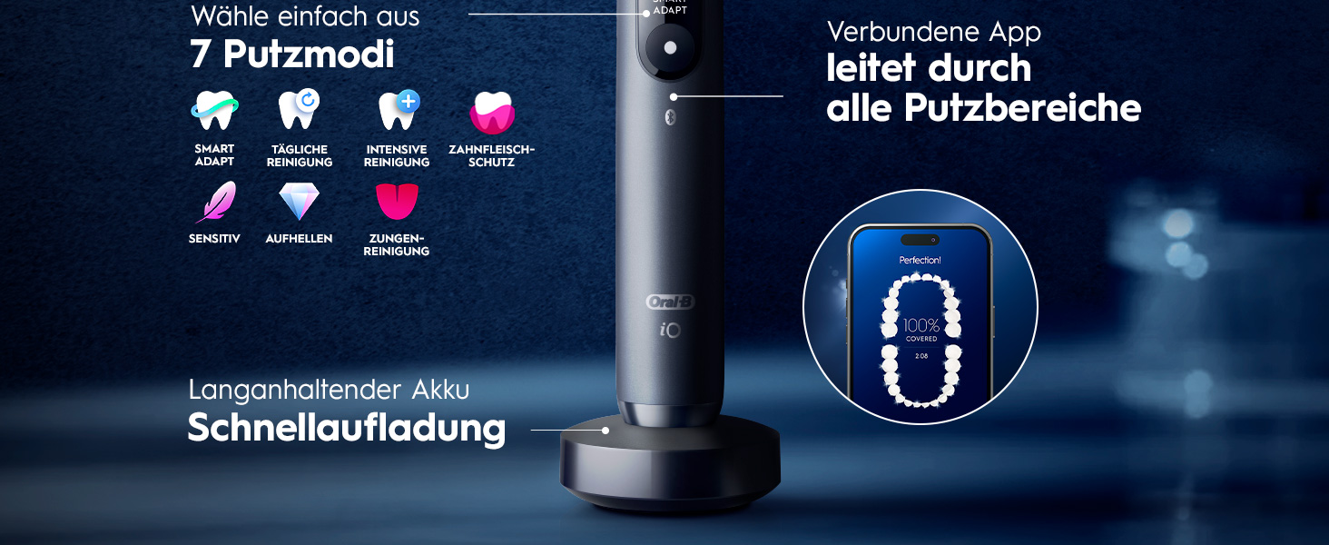 Електрична зубна щітка Oral-B iO Series 9, Black Onyx, чорна (1 шт.)
