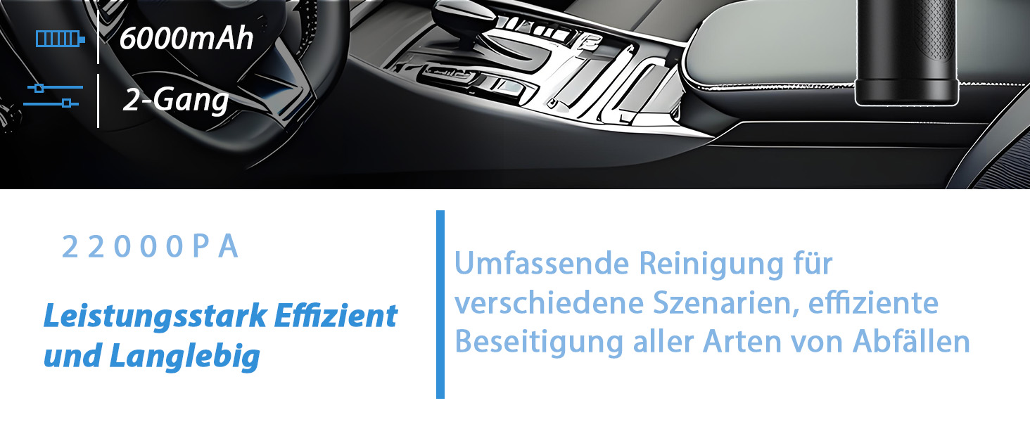 Акумуляторний ручний пилосос NEU 2026 для авто та дому, бездротовий міні-пилосос 28000Па з безщіточним двигуном та функцією самоочищення, 4-в-1, чорний з золотом