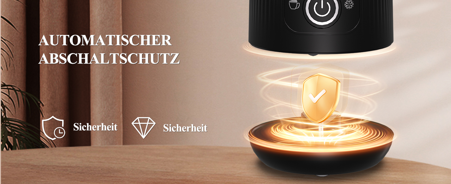 Електричний піноутворювач молока 5-в-1: автоматичний, великий об'єм, для капучино, лате, гарячого шоколаду, миється в посудомийній машині (350мл)