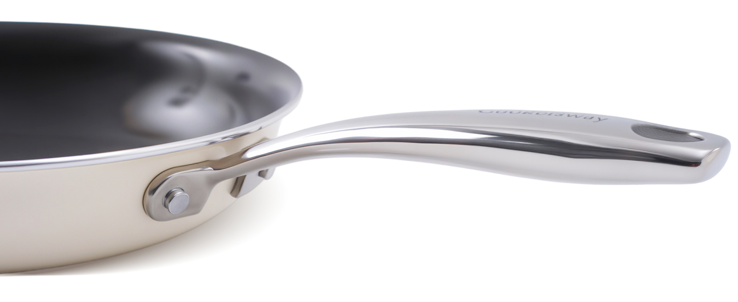 Набір каструль Cookersway: 20, 24, 28 см, керамічне покриття, без PTFE, PFOA, PFAs, для плити та духовки