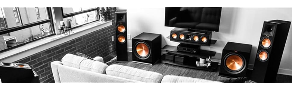 Сабвуфер Klipsch R-112SW, вихід 118 дБ, чорний (R-12 SW, одинарний)