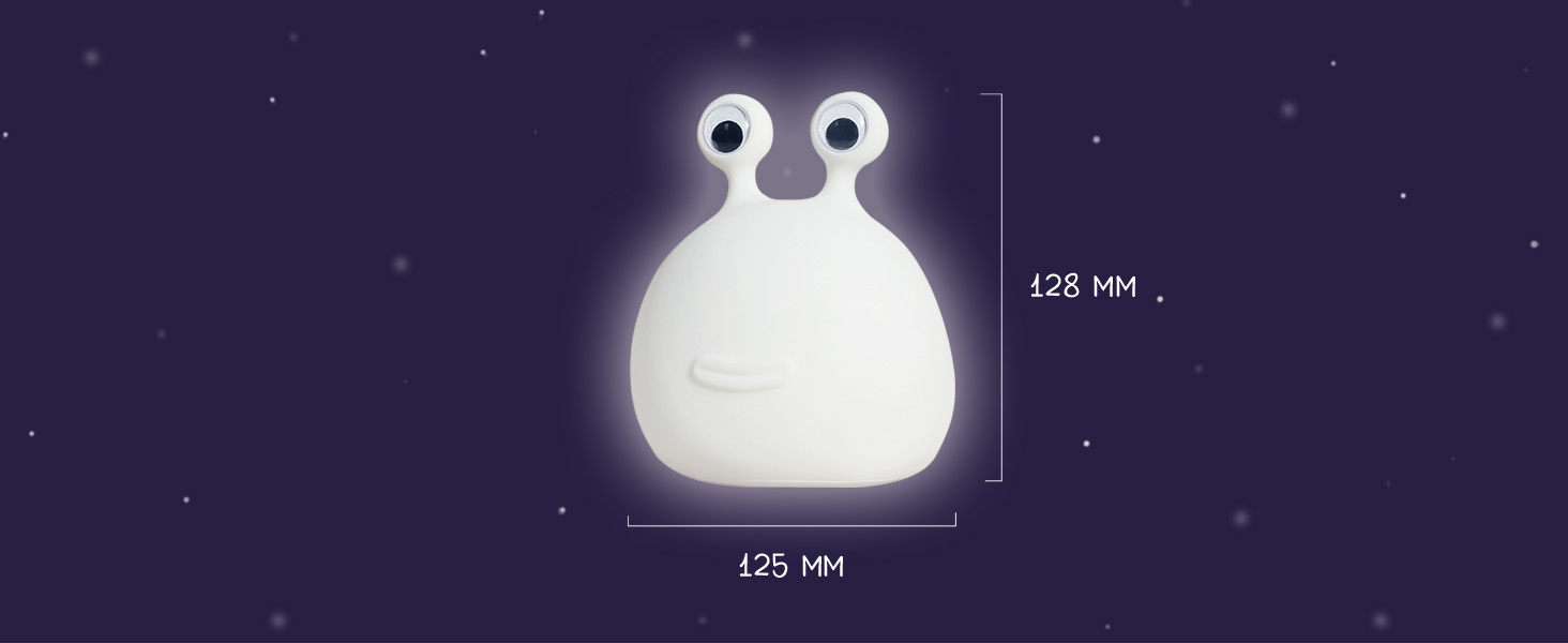 Дитячий LED нічник Momo Moon — регульований нічник для дітей та немовлят, сенсорна лампа для дитячої кімнати з USB-зарядкою
