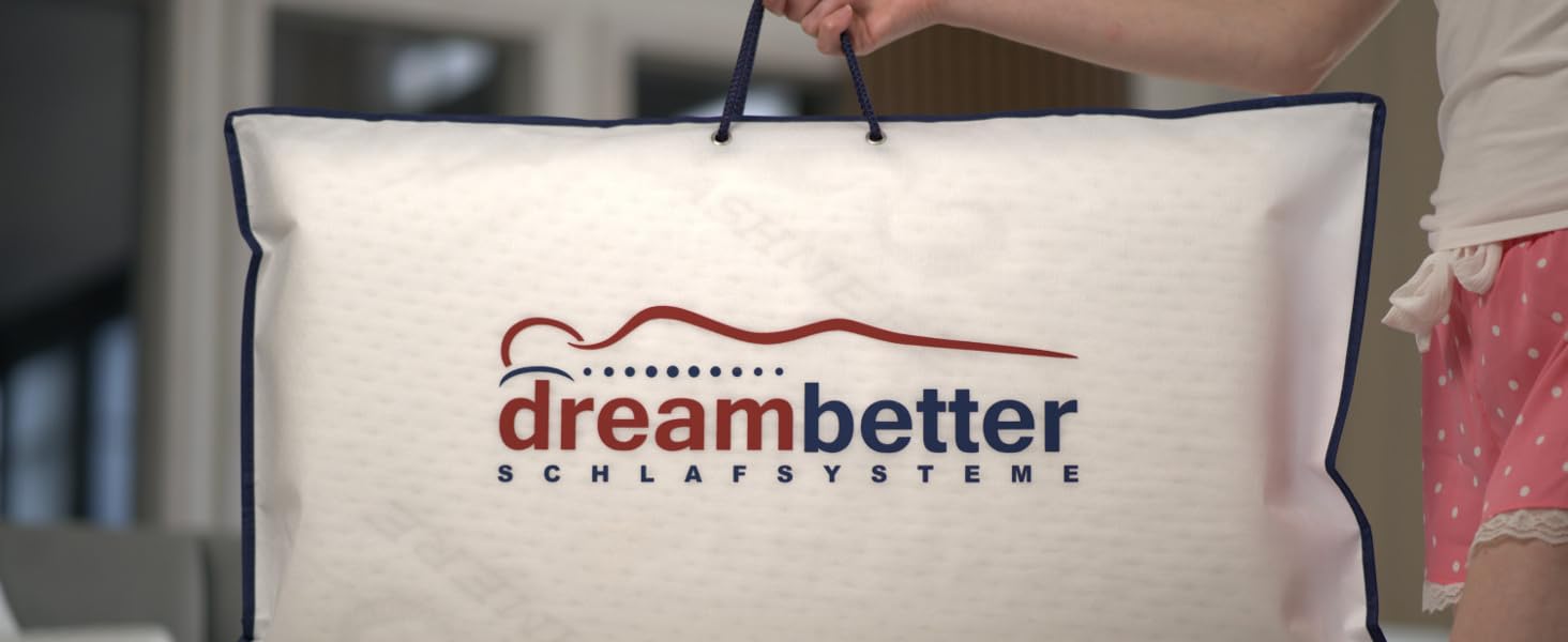 Ортопедична подушка для шиї FMP Matratzenmanufaktur з віскоеластичної піни, 70x36x8.5 см, біла