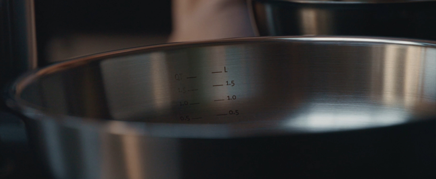 Каструля Fissler Original-Profi Collection 16 см, 2.1 л, нержавіюча сталь, зі скляною кришкою, дно Cookstar для індукційних плит