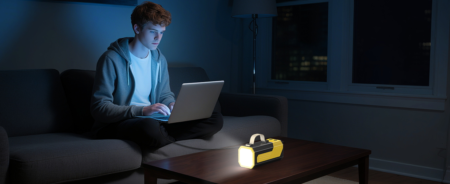 Power Bank 70000mAh 100W з USB-C, швидка зарядка, портативний акумулятор для iPhone, iPad, Samsung (жовтий)