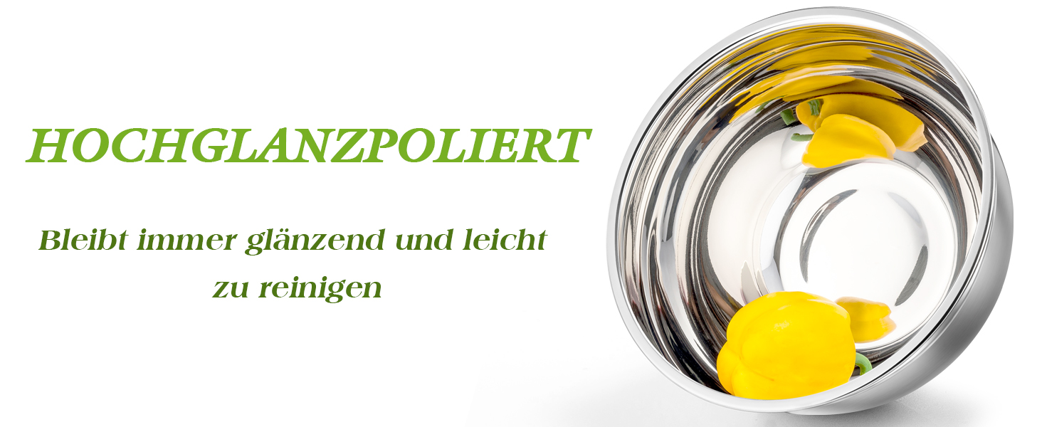 Набір мисок TEAMFAR з нержавіючої сталі: салатовники з кришкою та силіконовим дном (0.7-6.5л), 7 шт.