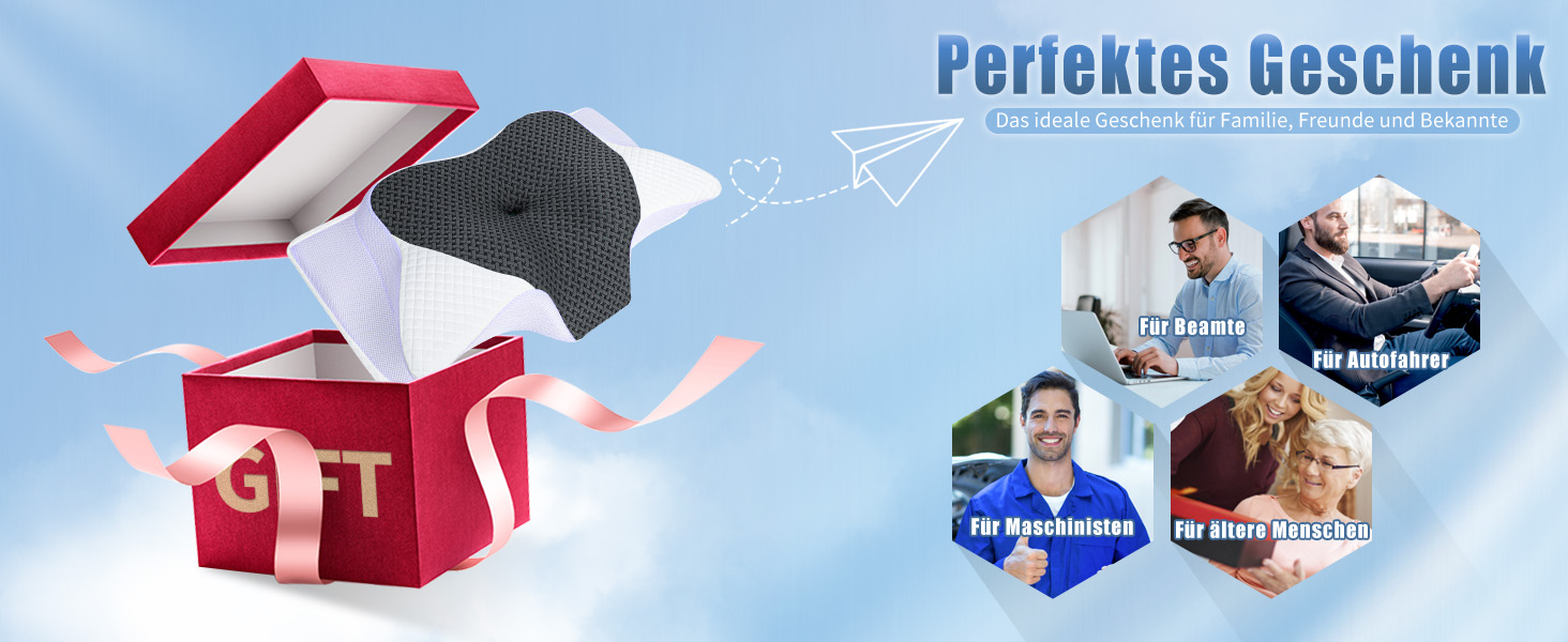 Подушка для шиї Saheyer з Memory Foam, ергономічна ортопедична подушка для сну на боці, покращує якість сну, 70 x 40 x 15/12 см, з чохлом білого та вугільно-сірого кольорів