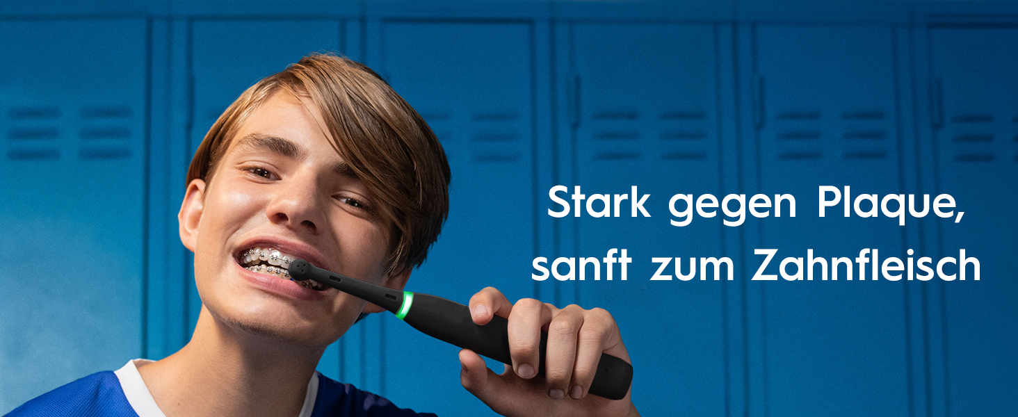 Електрична зубна щітка Oral-B iO Series 3, набір з 2 шт (Чорний та Рожевий), 2 додаткові насадки та футляр
