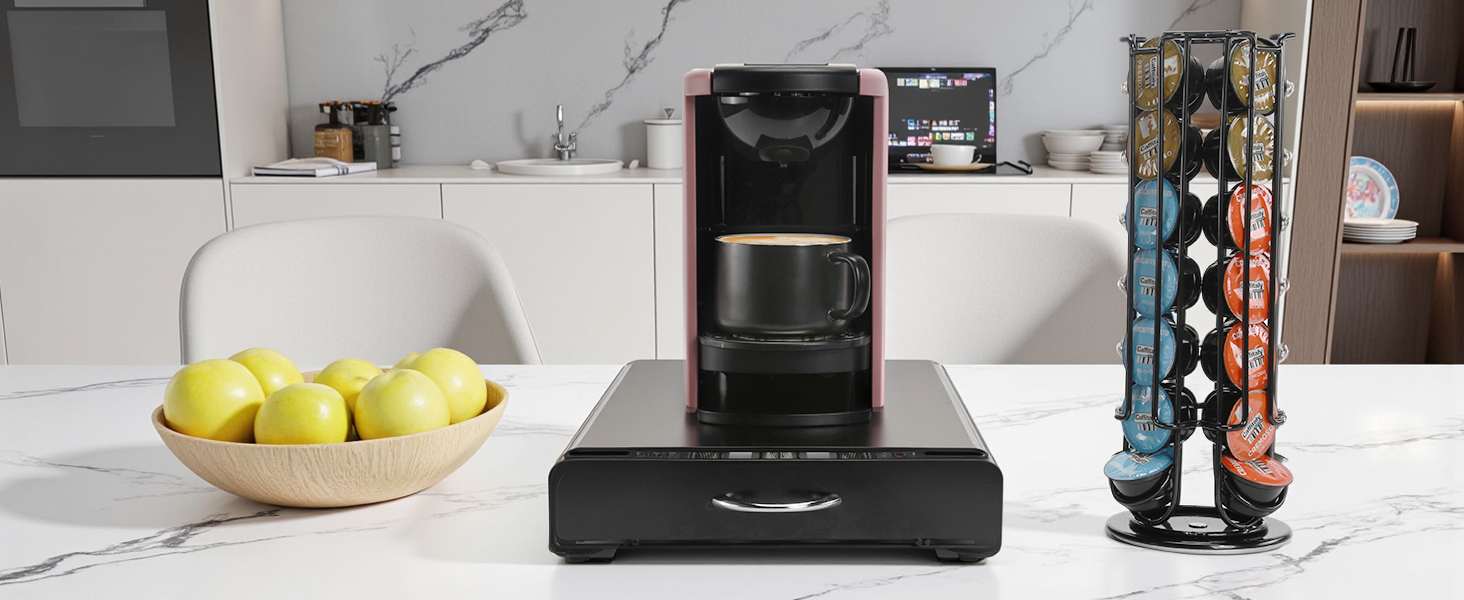 Тримач для капсул кави Cafissimo, металевий, чорний (40 капсул)