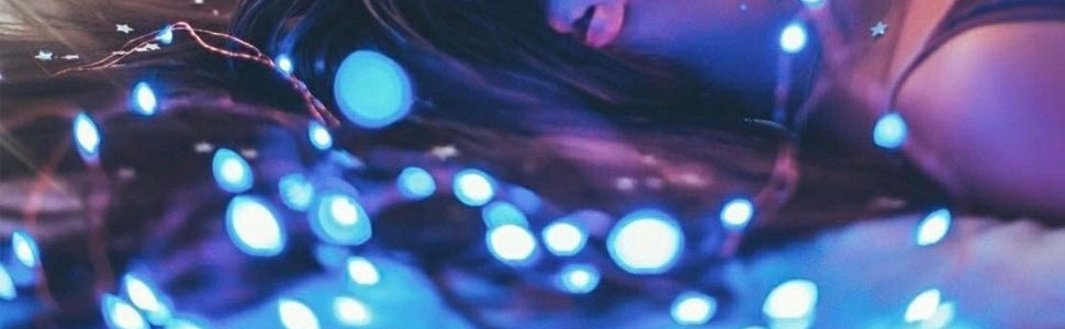 Світлодіодна гірлянда 100м 1000 LED на мідному дроті, синя, водонепроникна (8 режимів) для вулиці, дому, саду та святкового декору