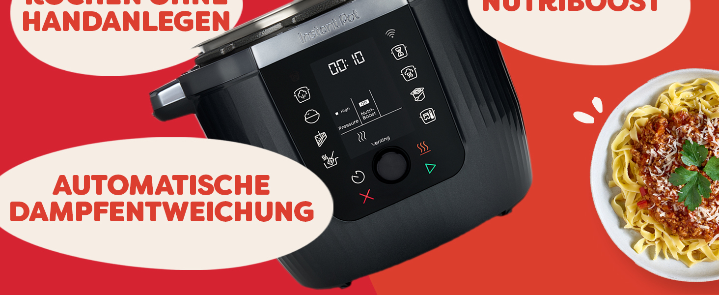 Instant Pot Plus 9-в-1: Мультикухня, 5.7 л, нержавіюча сталь – мультиварка, скороварка, рисоварка, йогуртниця, су-вид, стерилізатор, підігрівач