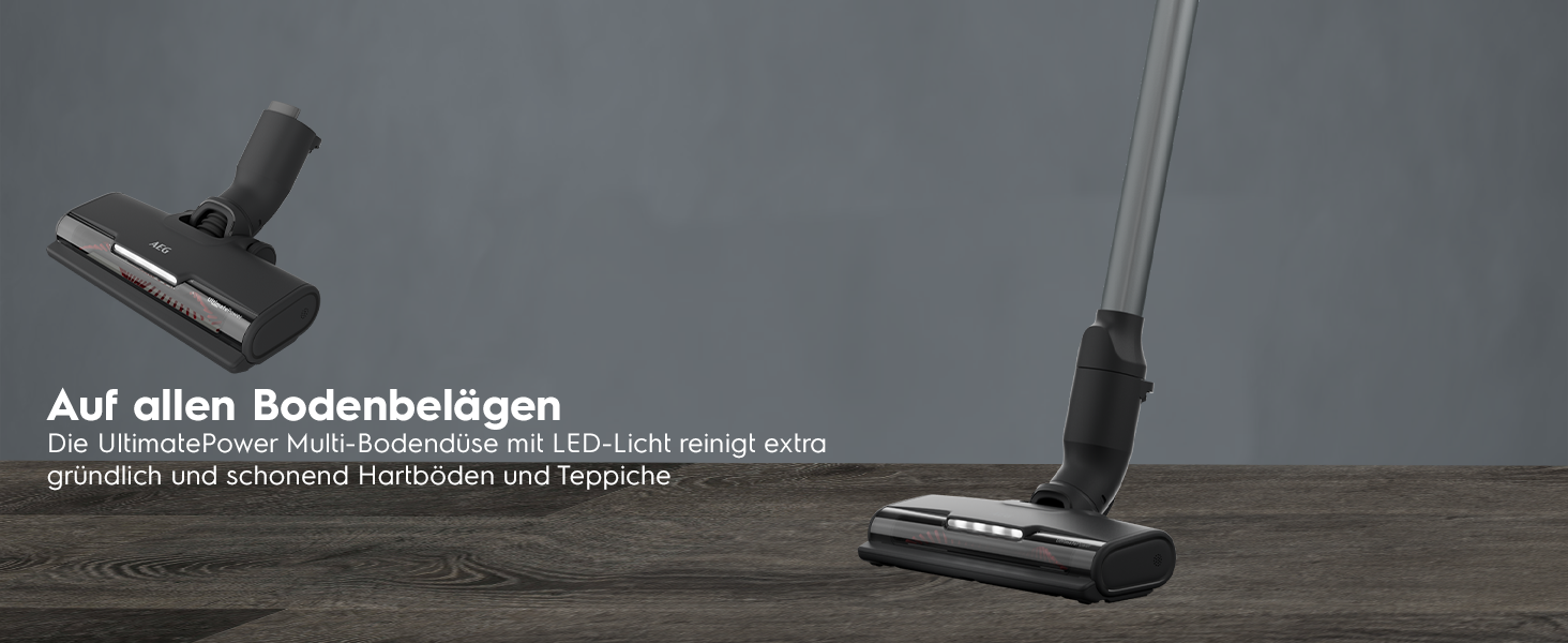 Акумуляторний пилосос AEG ÖKO AP71UB14AM: потужний, легкий (2.2 кг), ергономічний, з перероблених матеріалів, до 50 хв роботи, 120 м², 2-в-1, 5-рівнева фільтрація, для всіх поверхонь, автоматичний, сірий