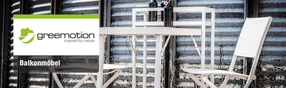 Садовий набір меблів Greemotion Dijon з акації FSC 100% - стіл та 2 стільці з подушками для балкона/саду