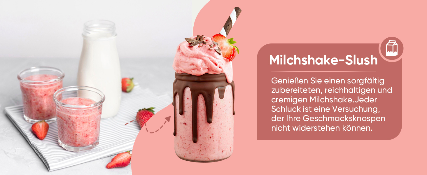 Машина для приготування сляшів 2,5L з LED-дисплеєм, 6 програм (Margarita, Frappé, Milkshake), керування однією кнопкою (Сріблястий)