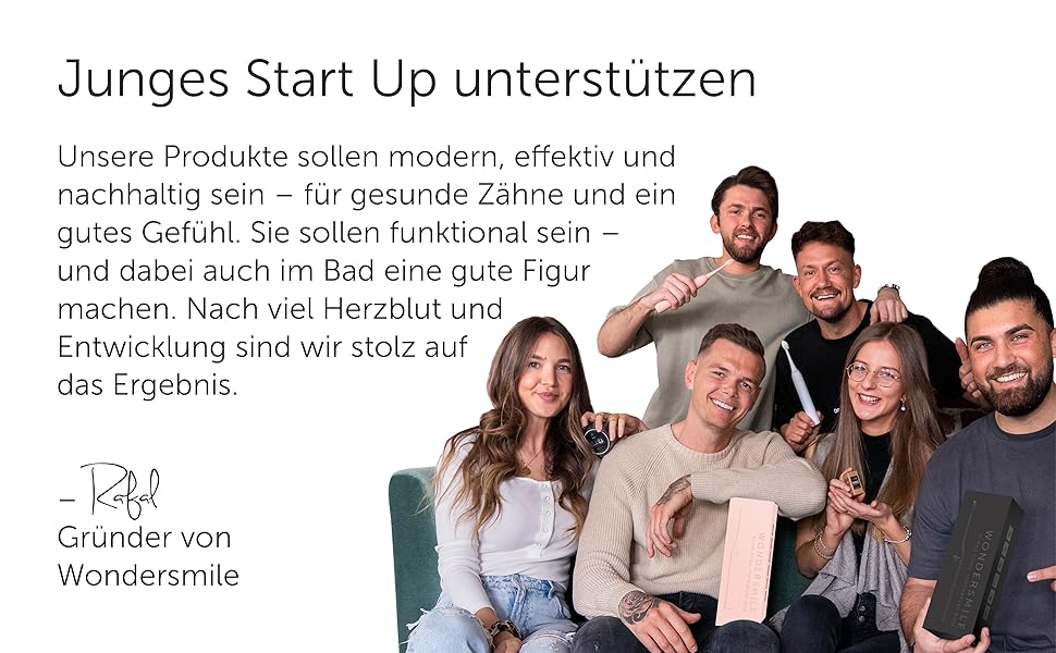 Електрична зубна щітка Wondersmile PRO - Перевірена TÜV, 4 режими, 60 днів роботи від акумулятора, чорний комплект для догляду за порожниною рота