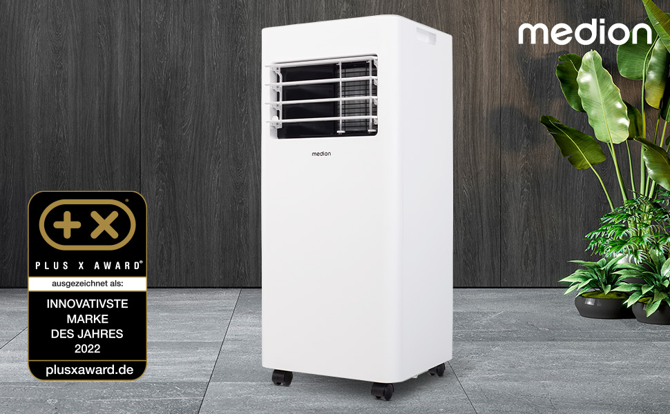 Мобільний кондиціонер MEDION P901, 9000 BTU, керування додатком, 3в1, до 32 м, MD 37732