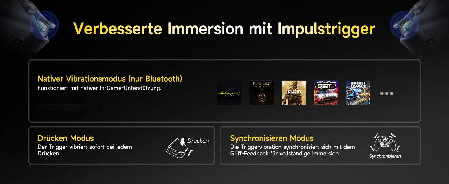 Бездротовий контролер EasySMX X05PRO для ПК, Switch, Android, iOS - ігровий контролер з тихими клавішами, Hall-joystick, 1000mAh акумулятор