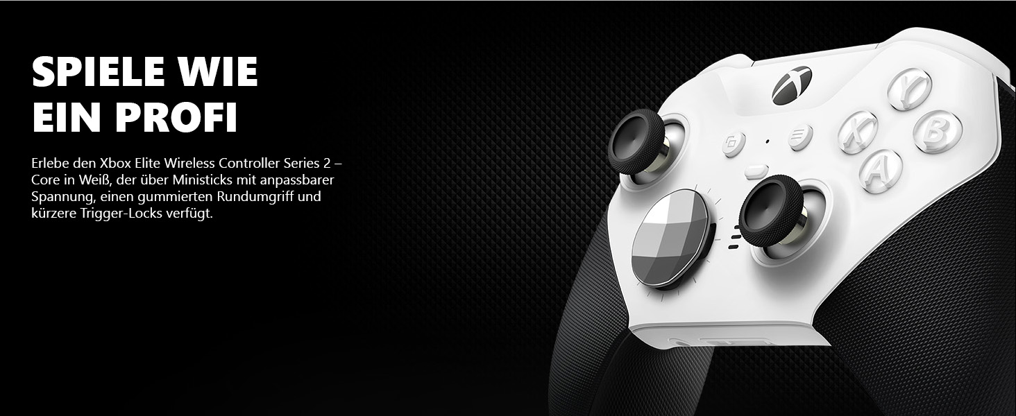 Xbox Elite Wireless Controller Series 2 Core Edition – Бездротовий контролер Xbox Elite Series 2 Core Edition білий