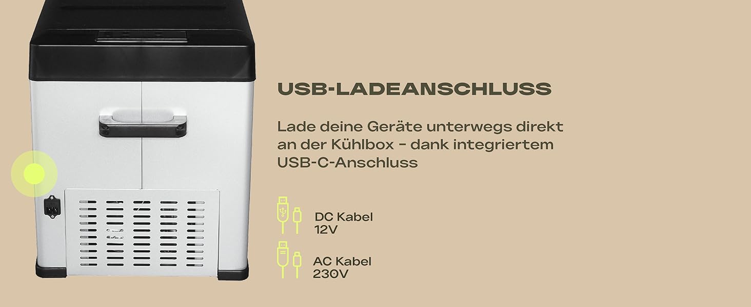 Електрична термохолодильник Plug In Festivals DUAL Ice Cube 23L з компресором -120°C, 12V/230V, App-керування, для авто та кемпінгу