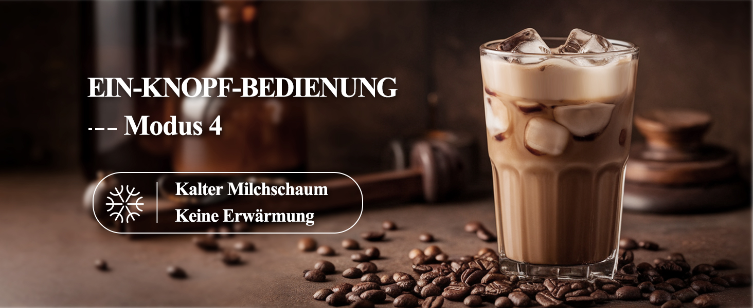 Електричний піноутворювач молока 5-в-1: автоматичний, великий об'єм, для капучино, лате, гарячого шоколаду, миється в посудомийній машині (350мл)